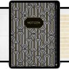 Digitales Notizbuch in b&w-Gold: Cover