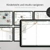 Digitaler Planer 2025 «Essentials» Green-Gold