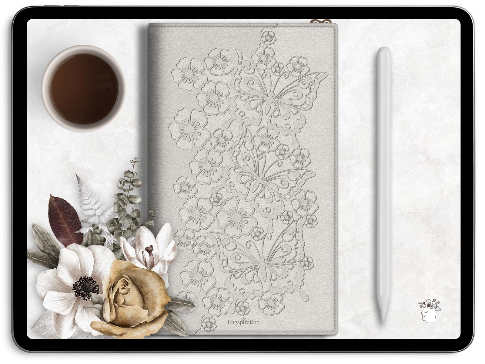 Digitaler Planer 2025 «Essentials» Mocca-Creme